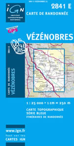 Carte IGN Top 25 n2841 ET