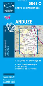 Carte IGN Top 25 n2841 OT