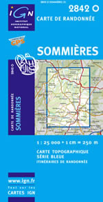 Carte IGN Top 25 n2842 OT