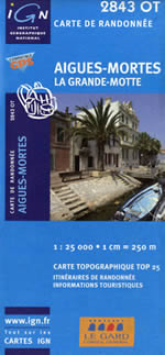 Carte IGN Top 25 n2843 OT