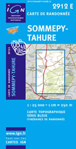 Carte IGN Top 25 n2912 ET