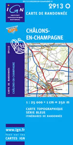 Carte IGN Top 25 n2913 OT