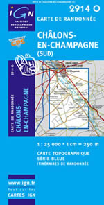Carte IGN Top 25 n2914 OT