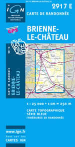 Carte IGN Top 25 n2917 ET