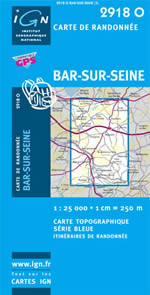 Carte IGN Top 25 n2918 OT