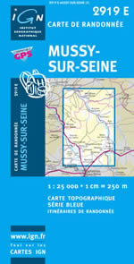 Carte IGN Top 25 n�2919 ET