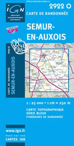 Carte IGN Top 25 n2922 OT