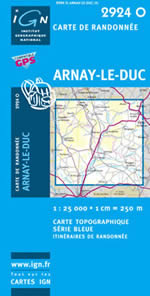 Carte IGN Top 25 n2924 OT