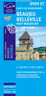 Carte IGN Top 25 n2929 ET