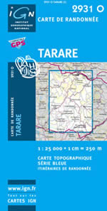 Carte IGN Top 25 n2931 OT