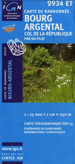 Carte IGN Top 25 n2934 ET