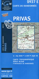 Carte IGN Top 25 n2937 ET