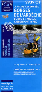 Carte IGN Top 25 n2939 OT