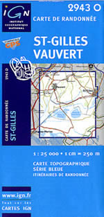 Carte IGN Top 25 n2943 OT