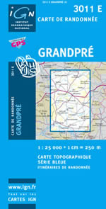 Carte IGN Top 25 n3011 ET