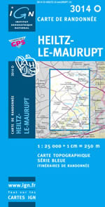 Carte IGN Top 25 n3014 OT