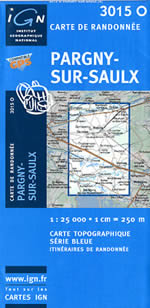 Carte IGN Top 25 n3015 OT