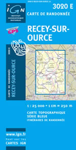 Carte IGN Top 25 n3020 ET