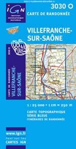Carte IGN Top 25 n3030 OT