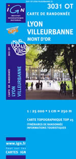Carte IGN Top 25 n3031 OT