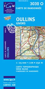 Carte IGN Top 25 n3032 OT