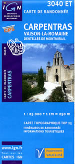 Carte IGN Top 25 n3034 ET
