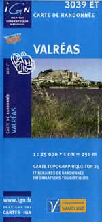 Carte IGN Top 25 n3039 ET