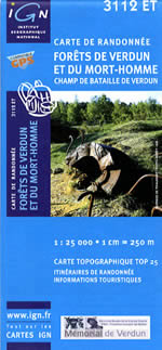 Carte IGN Top 25 n3112 ET