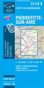 Carte IGN Top 25 n3114 ET