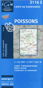 Carte IGN Top 25 n3116 ET