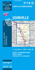 Carte IGN Top 25 n3116 OT