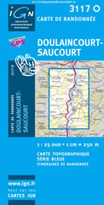 Carte IGN Top 25 n3117 OT