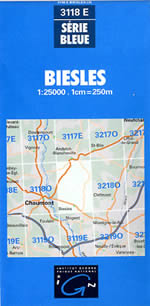 Carte IGN Top 25 n3118 ET