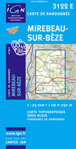 Carte IGN Top 25 n3122 ET