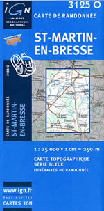 Carte IGN Top 25 n3125 OT