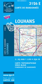 Carte IGN Top 25 n3126 ET