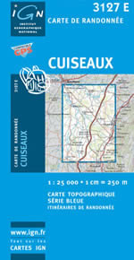 Carte IGN Top 25 n3127 ET