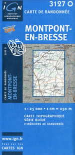 Carte IGN Top 25 n3127 OT