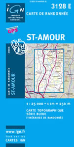 Carte IGN Top 25 n3128 ET