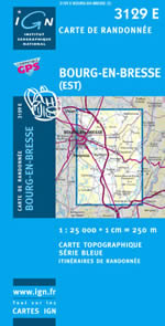 Carte IGN Top 25 n3129 ET