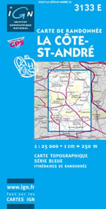 Carte IGN Top 25 n3133 ET