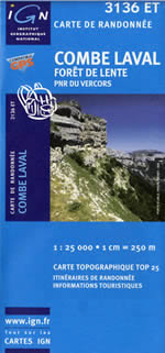 Carte IGN Top 25 n3136 ET