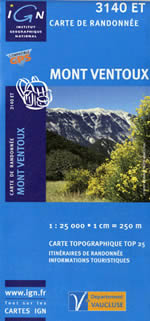 Carte IGN Top 25 n3140 ET