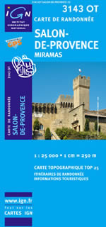 Carte IGN Top 25 n3143 OT