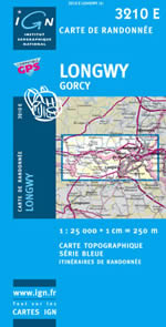 Carte IGN Top 25 n3210 ET