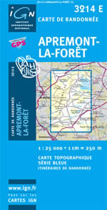 Carte IGN Top 25 n3214 ET
