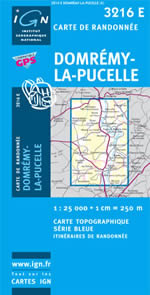 Carte IGN Top 25 n3216 ET