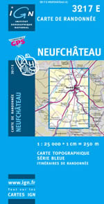 Carte IGN Top 25 n3217 ET