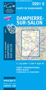 Carte IGN Top 25 n3221 ET
