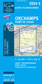 Carte IGN Top 25 n3224 ET